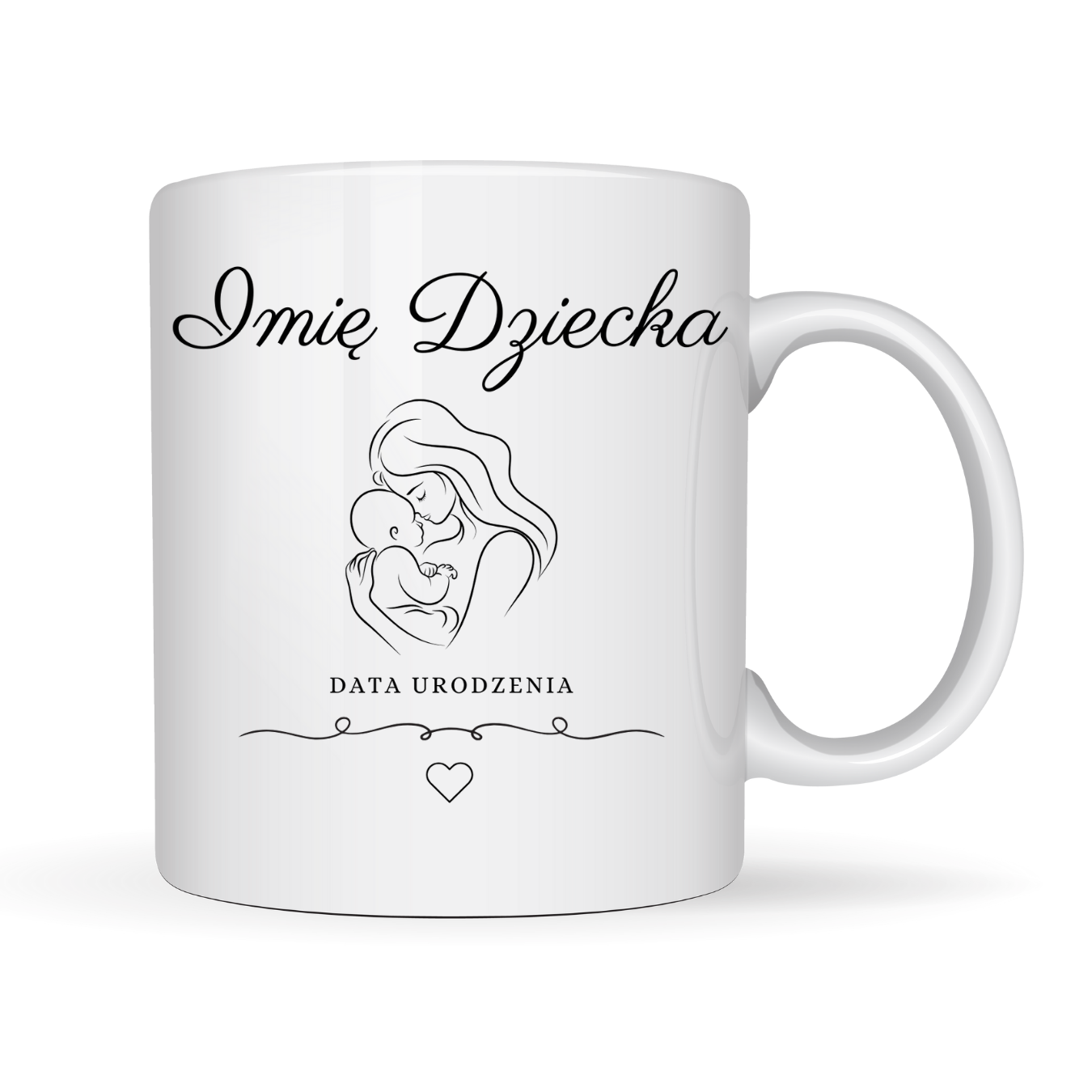 Kubek Personalizowany ,,Imię i data urodzenia" z imieniem