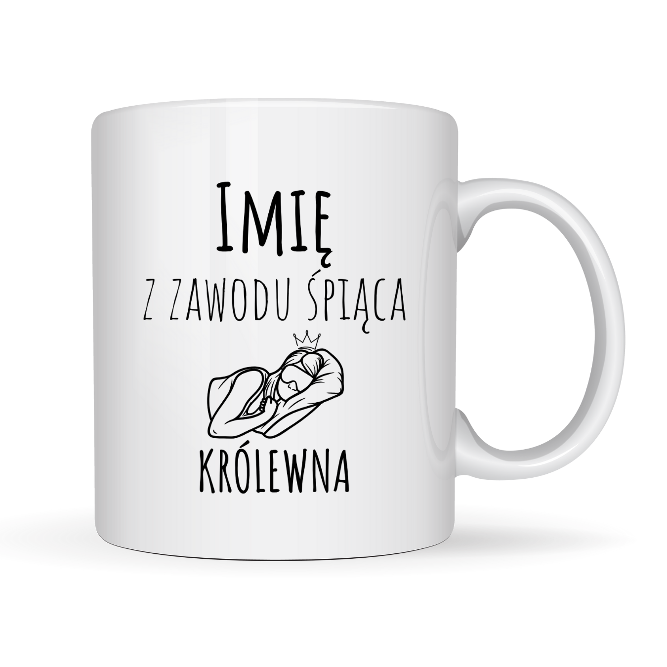 Kubek Personalizowany ,,Śpiąca Królewna” z imieniem