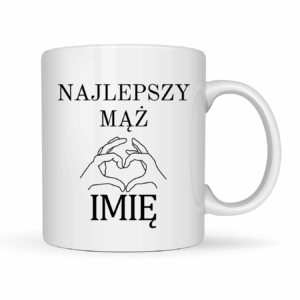 Kubek Personalizowany ,,Najlepszy Mąż" z imieniem