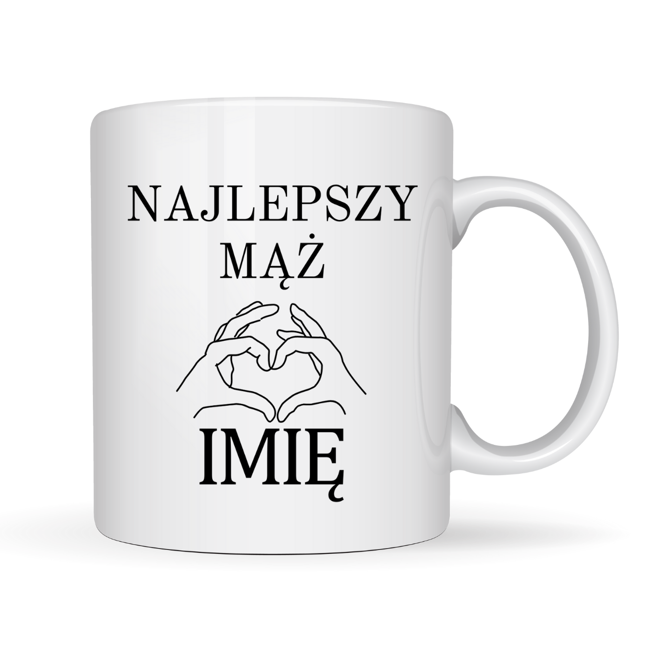 Kubek Personalizowany ,,Najlepszy Mąż" z imieniem