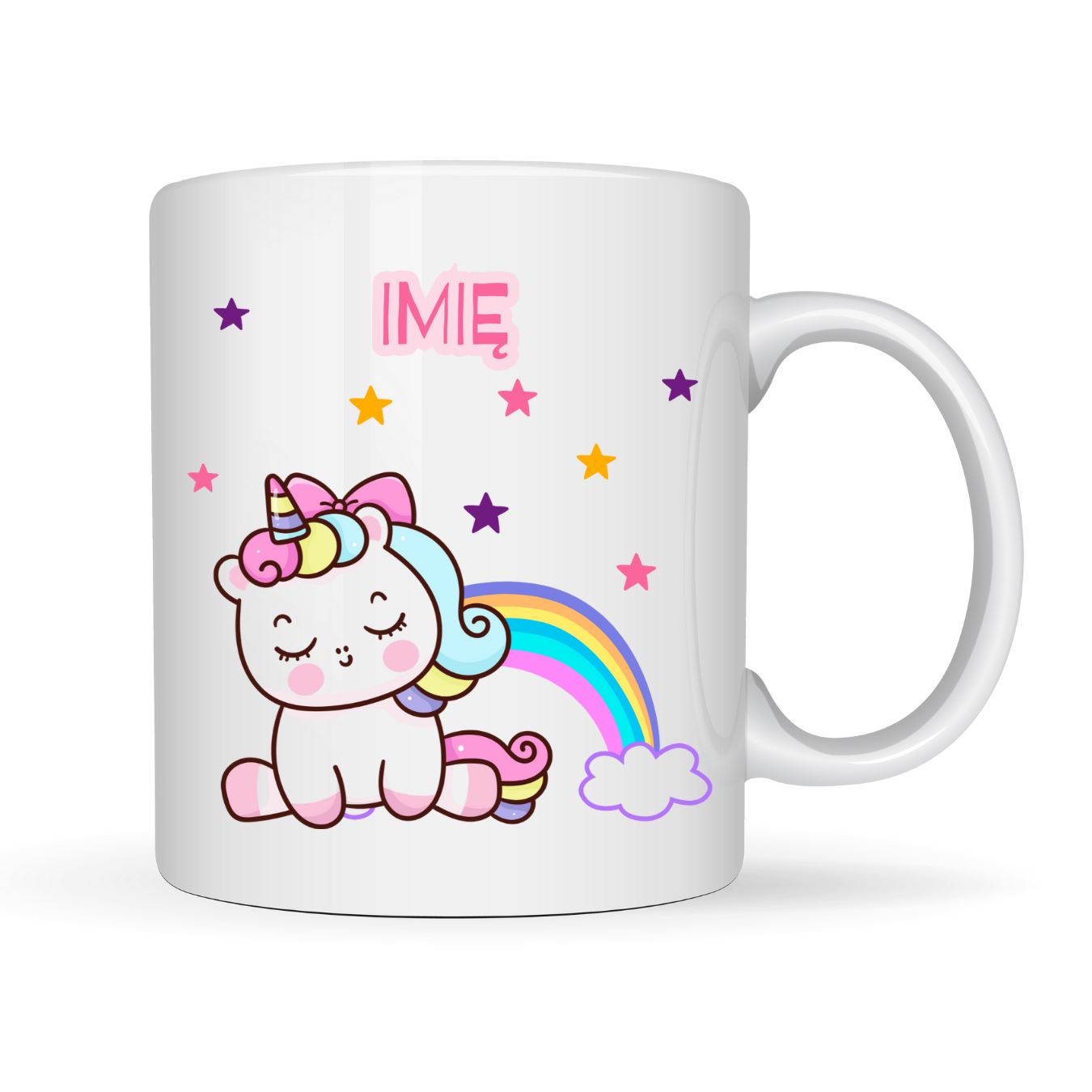 Kubek Personalizowany ,,Jednorożec" z imieniem
