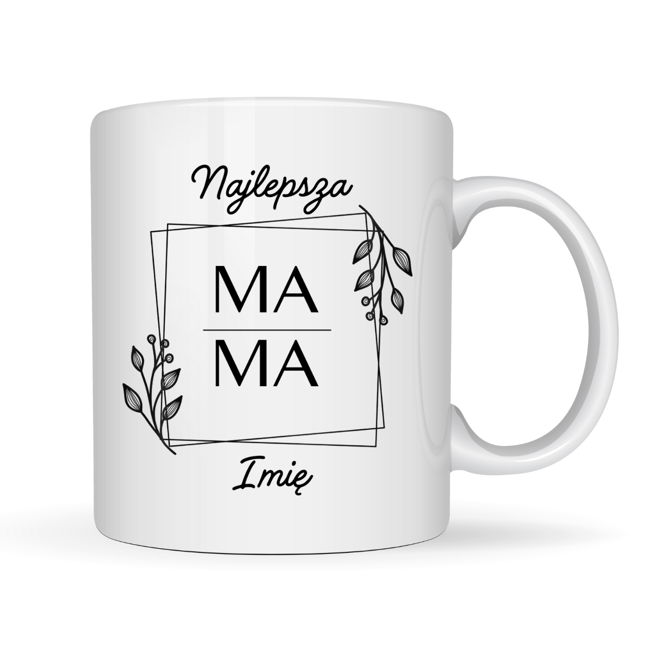 Kubek Personalizowany ,,Najlepsza Mama" z imieniem