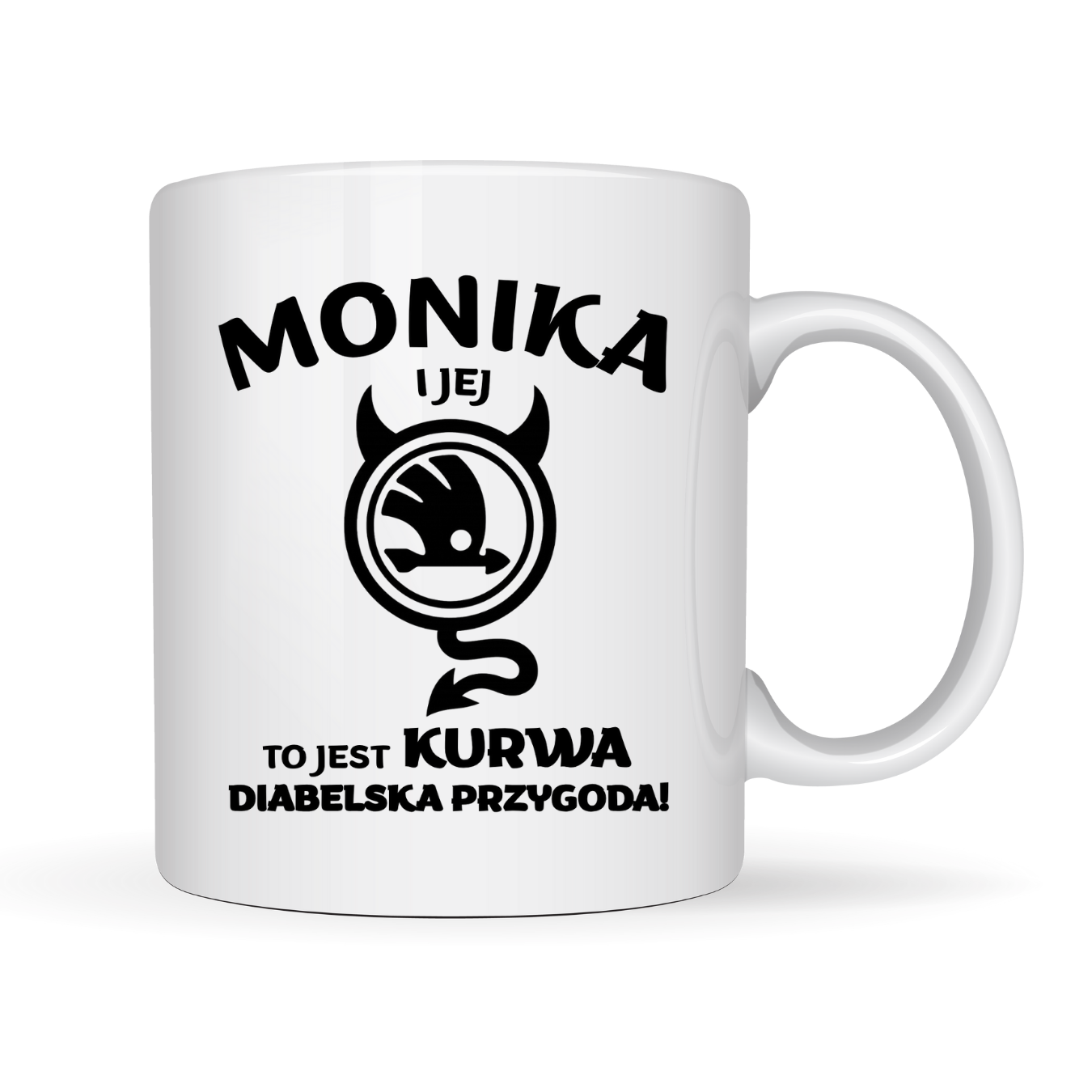 KUBEK Z IMIENIEM ,,SKODA" DLA NIEJ