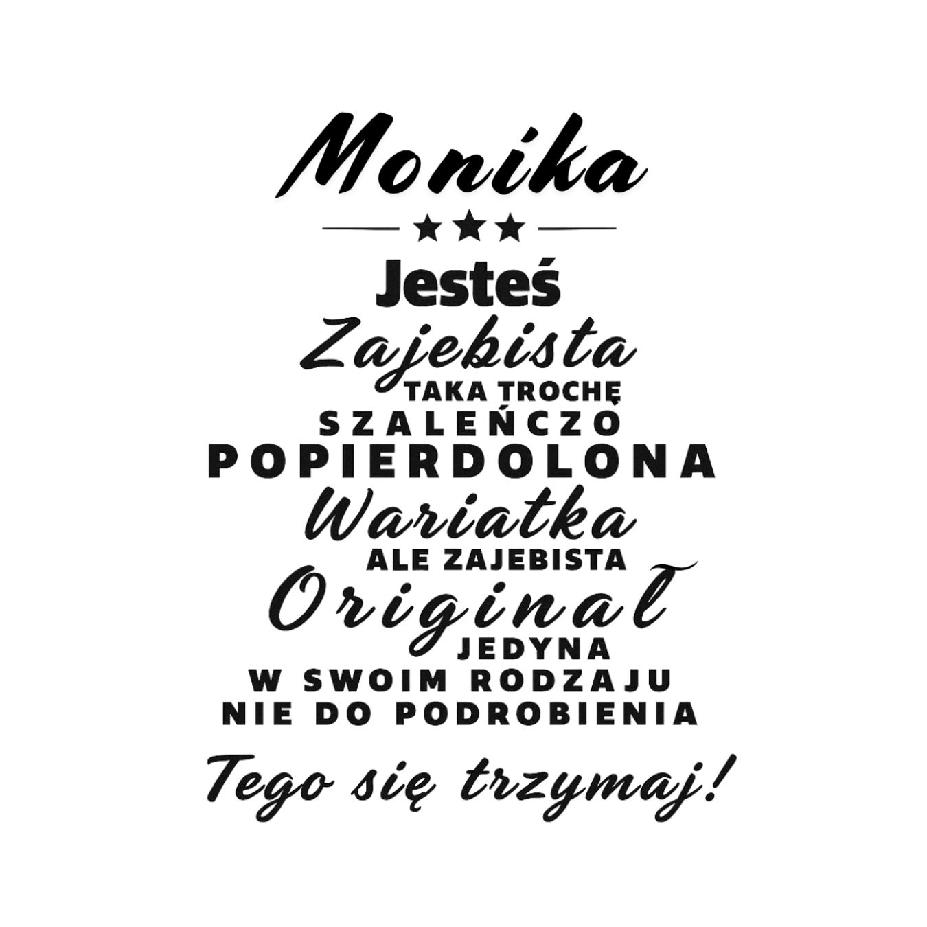 KUBEK Z IMIENIEM ,,JESTEŚ POP*ERDOLONA WARIATKA”