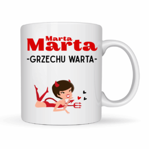 Kubek Personalizowany „Grzechu warta” z imieniem
