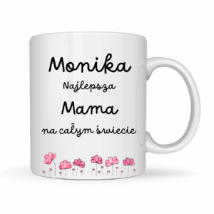 „Kubek Personalizowany „Najlepsza Mama na świecie” z imieniem