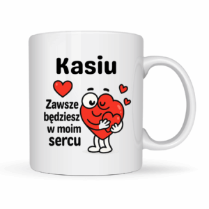 Kubek Personalizowany „W moim sercu” z imieniem