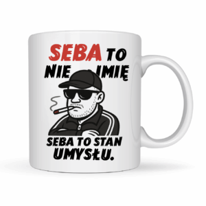 „Kubek Personalizowany „To nie imię — to stan umysłu” z imieniem