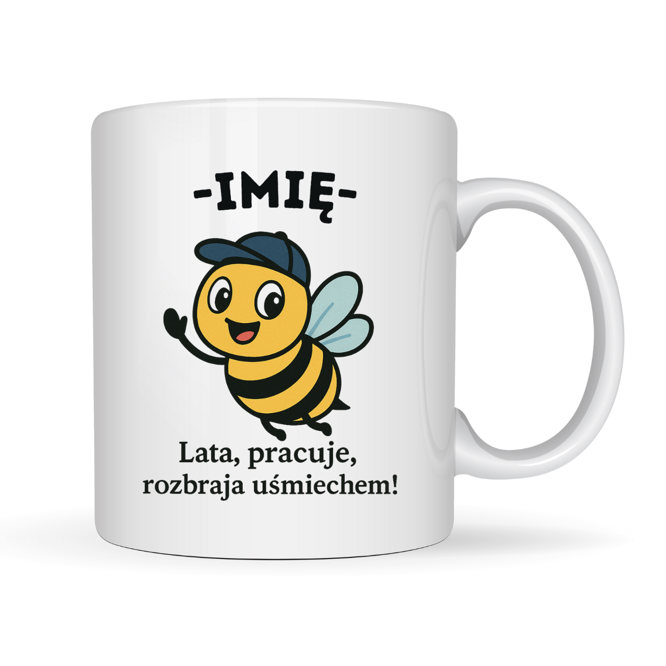 Kubek Personalizowany ,,Z Pszczółką dla niego” z imieniem