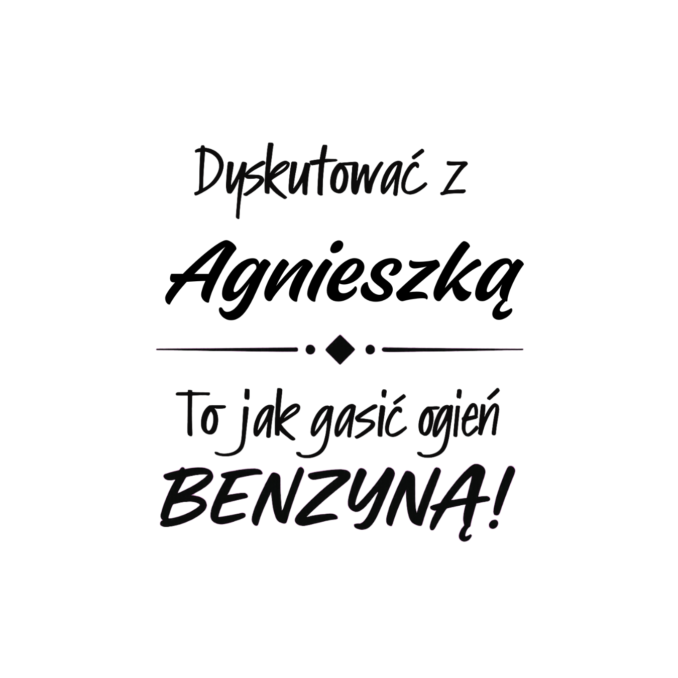 Kubek z dowolnym imieniem ,,Dyskutować 2”