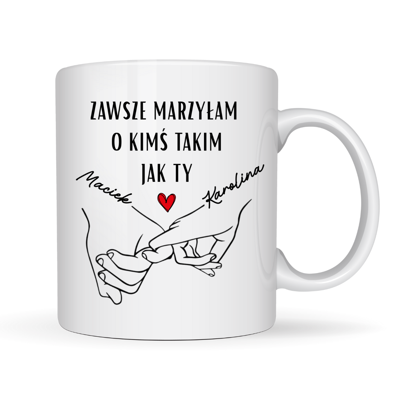 KUBEK Z IMIENIEM ,,ZAWSZE MARZYŁAM - DLA NIEGO"