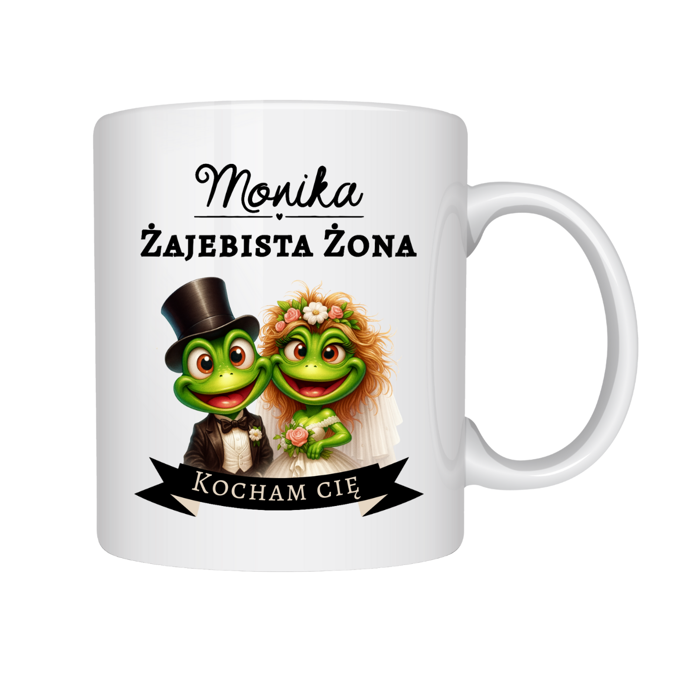 KUBEK Z IMIENIEM ,,ŻAJEBISTA ŻONA"