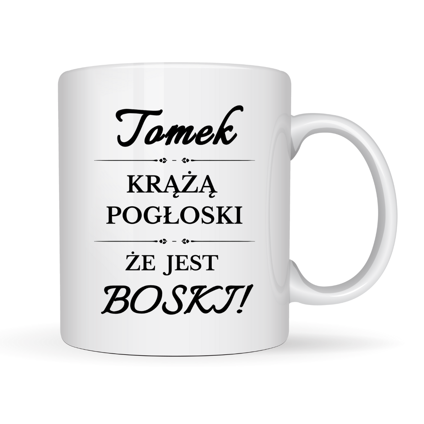KUBEK Z IMIENIEM ,,BOSKI"