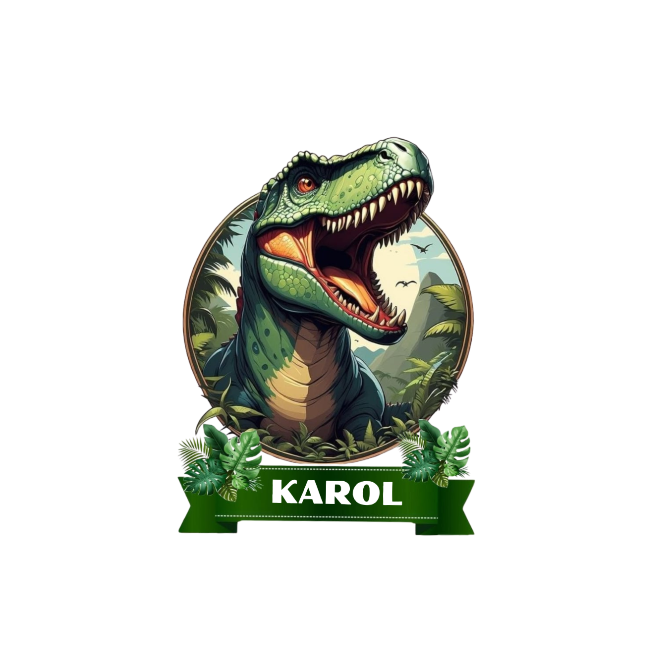KUBEK Z IMIENIEM ,,DINOZAUR”