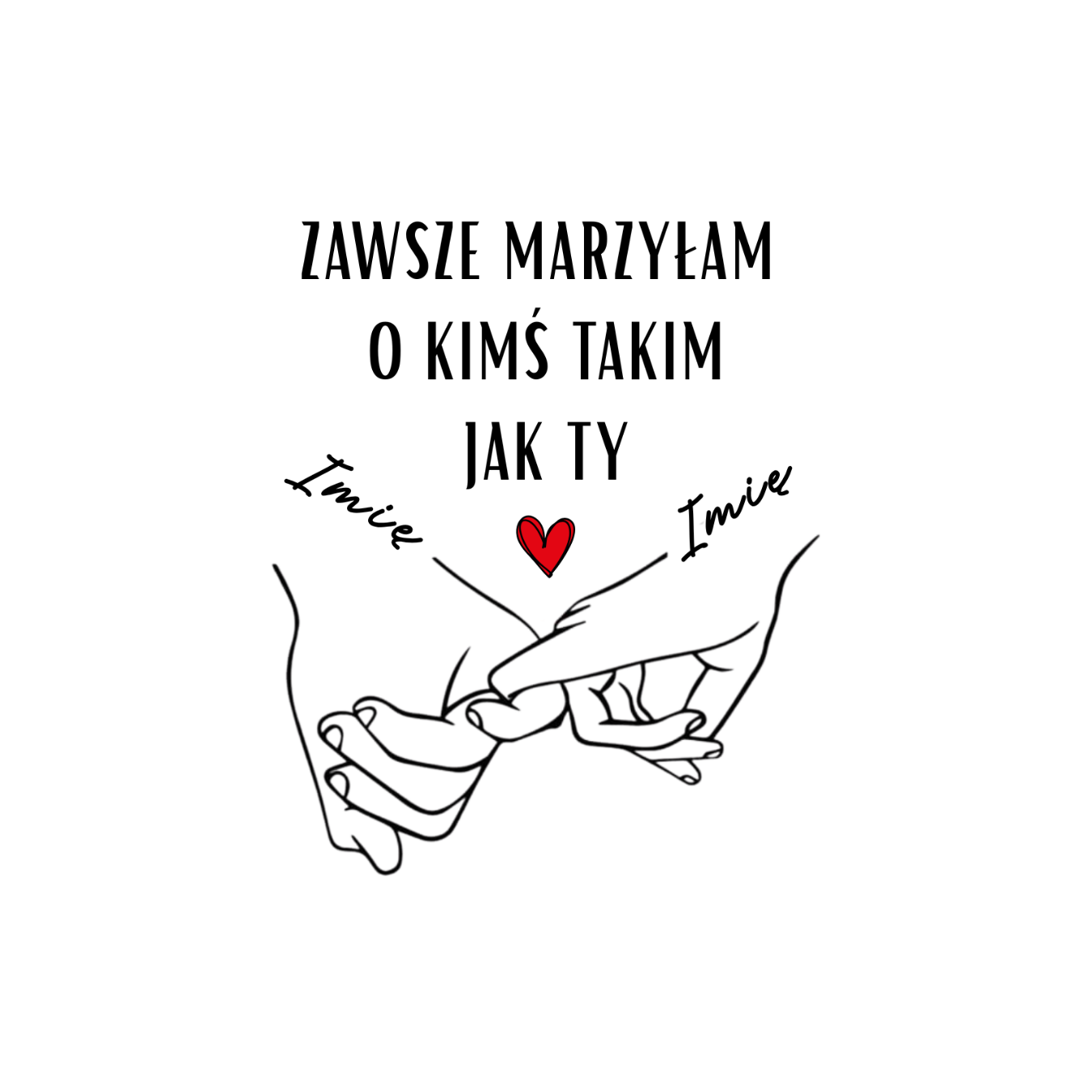 KUBEK Z IMIENIEM ,,ZAWSZE MARZYŁAM – DLA NIEGO”
