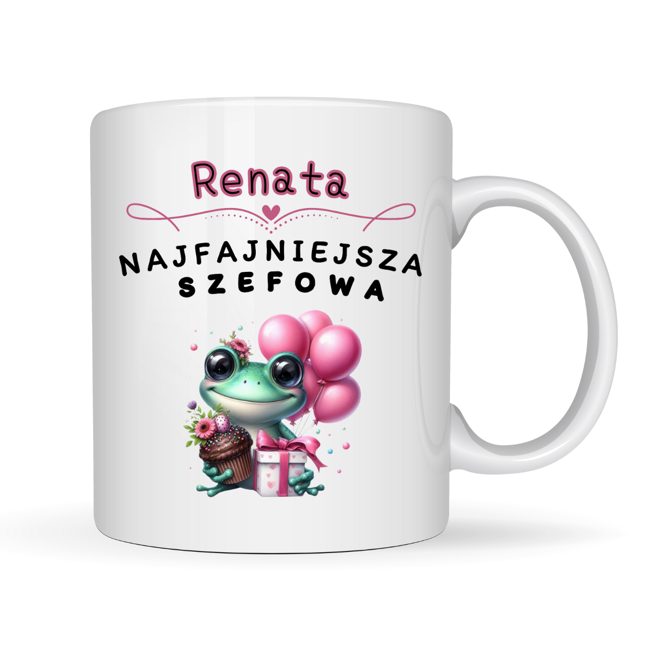 KUBEK Z IMIENIEM ,,NAJFAJNIEJSZA SZEFOWA"