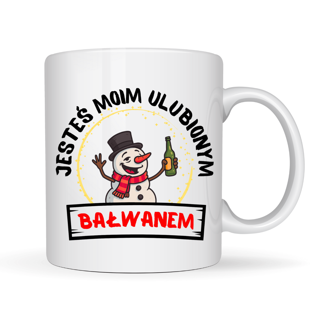 Kubek ,,Jesteś moim ulubionym Bałwanem"