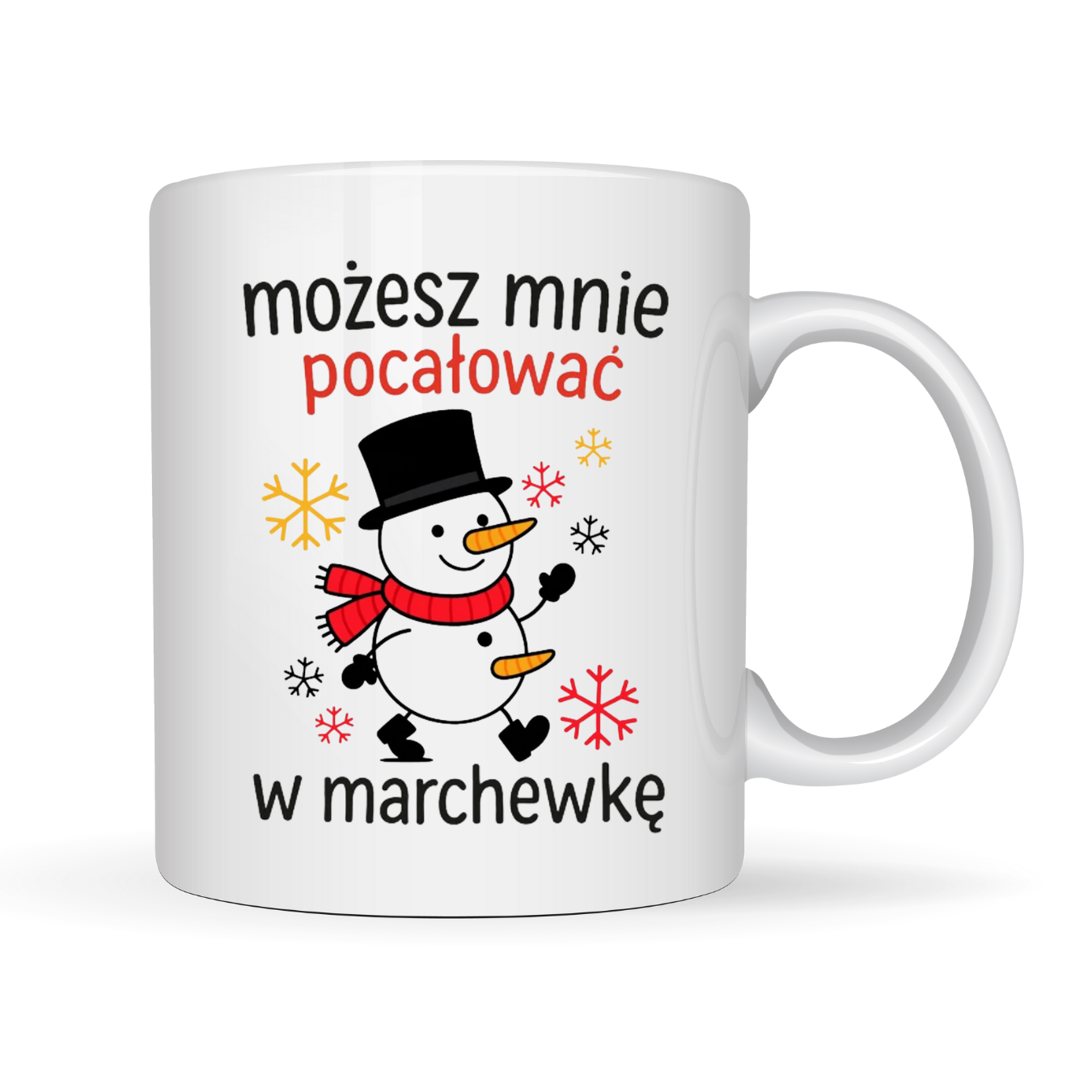 Kubek ,,możesz mnie pocałować w marchewkę "
