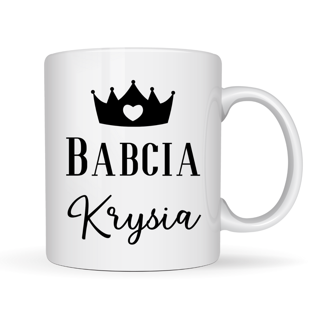 Kubek z dowolnym imieniem ,,Babcia"