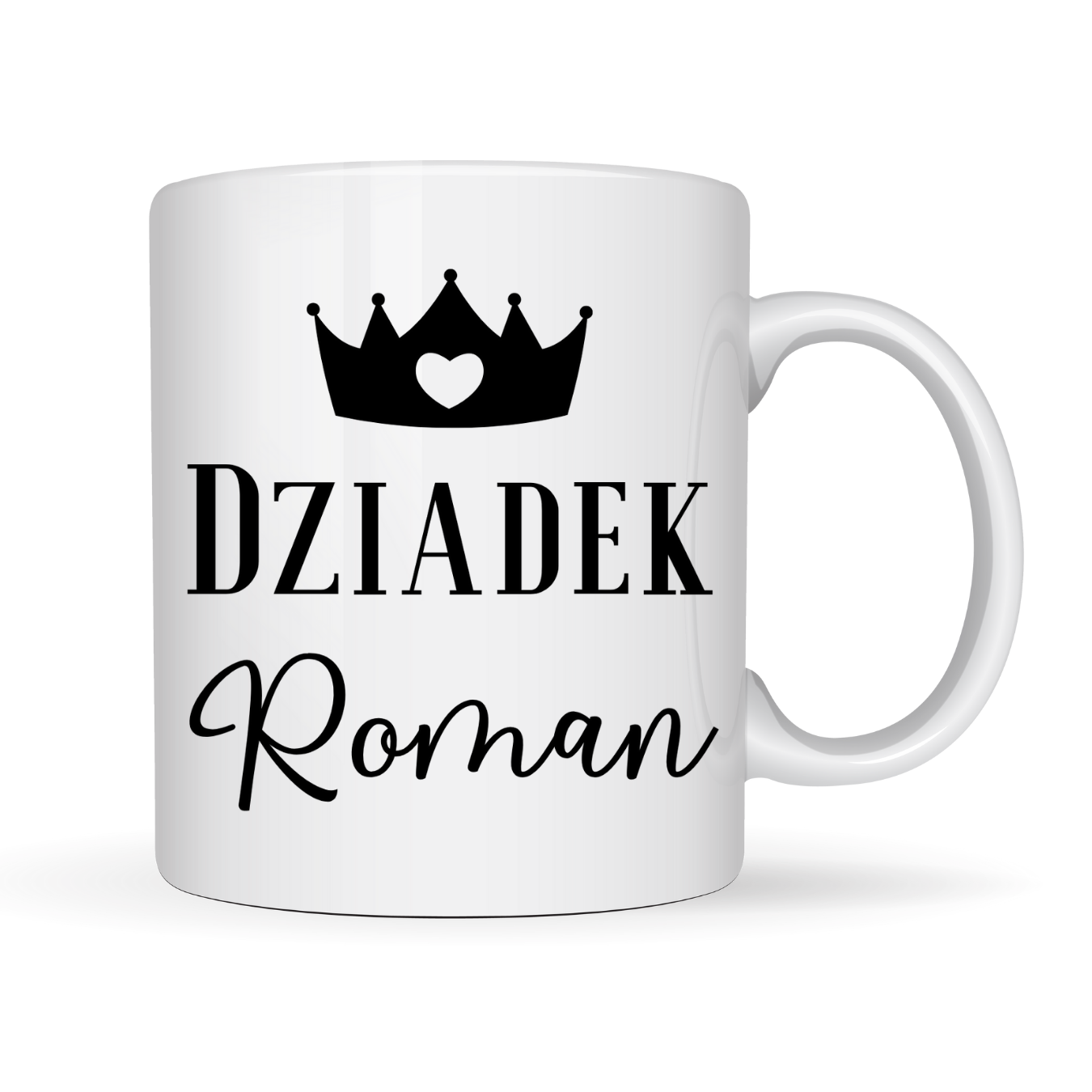 Kubek z dowolnym imieniem ,,Dziadek"