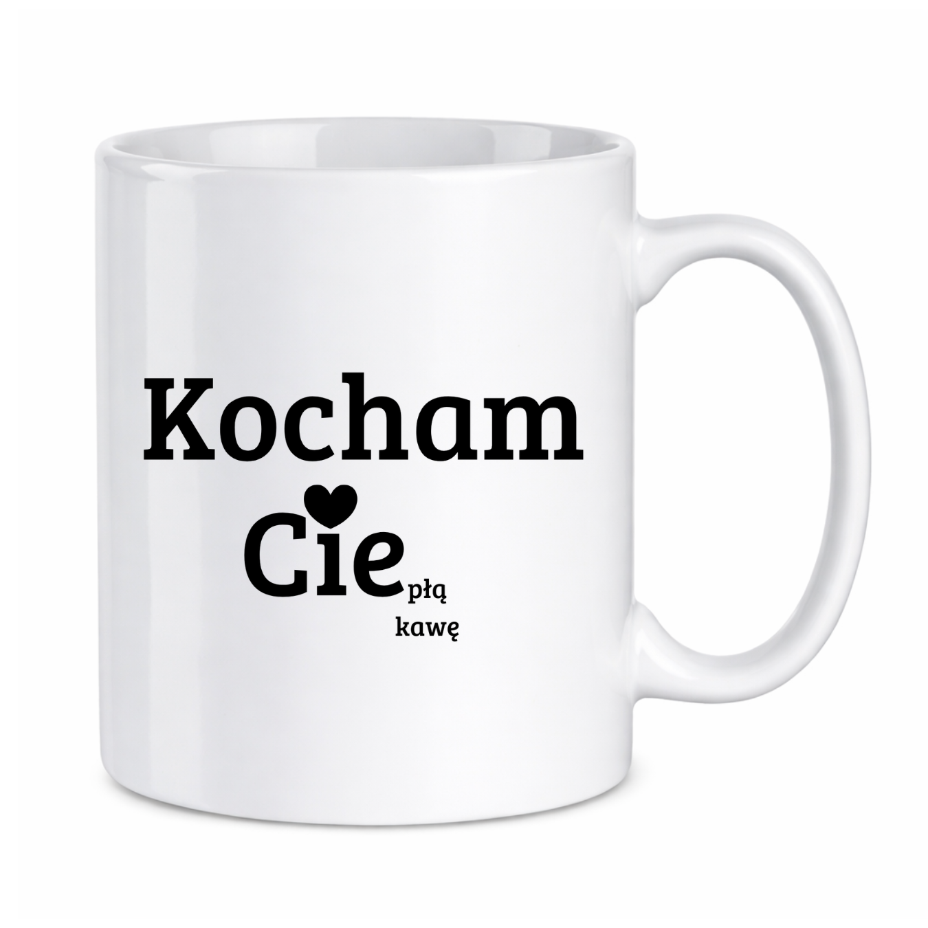 Kubek „Kocham Ciepłą Kawę” 