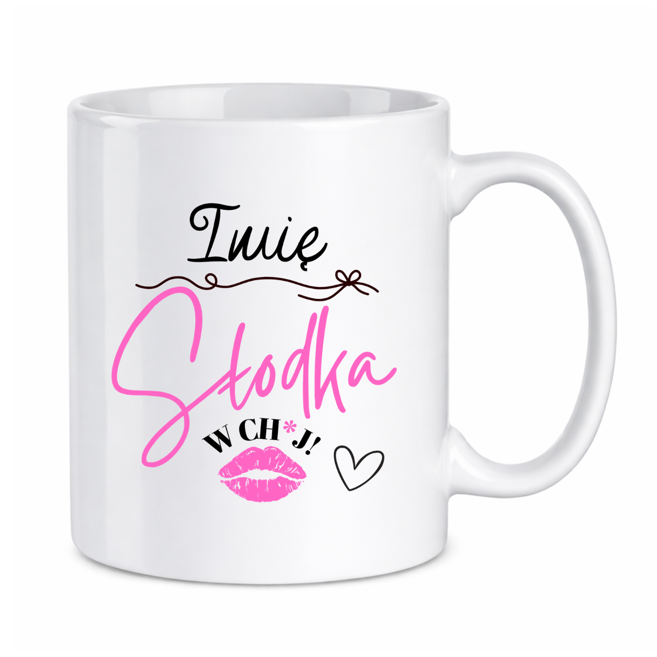 Kubek z dowolnym imieniem "Słodka"