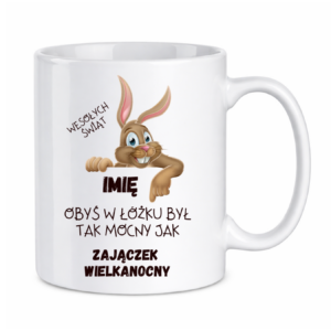 Kubek z dowolnym imieniem „Zajączek Wielkanocny”