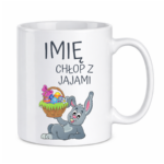 Kubek z dowolnym imieniem "Chłop z jajami"
