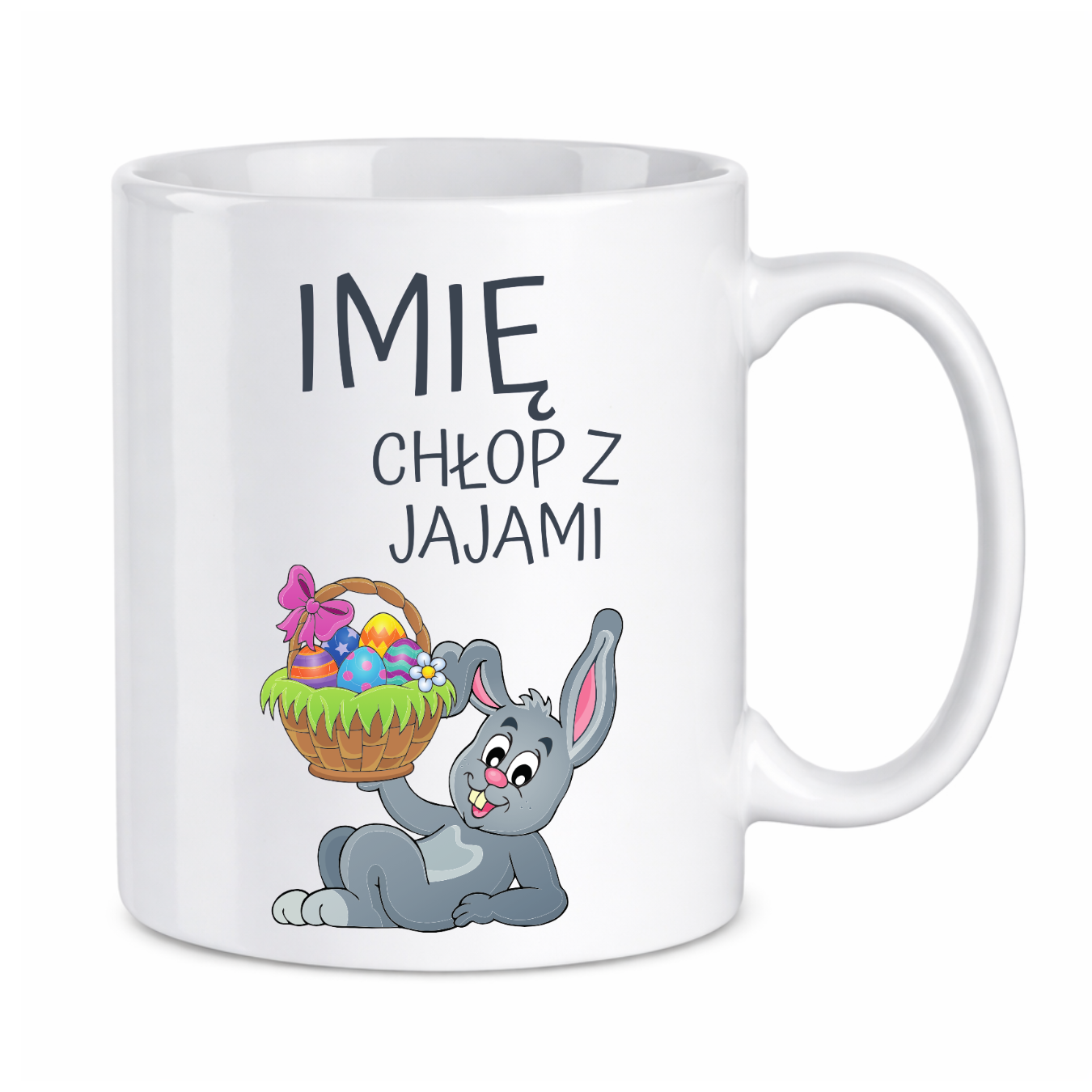 Kubek z dowolnym imieniem "Chłop z jajami"