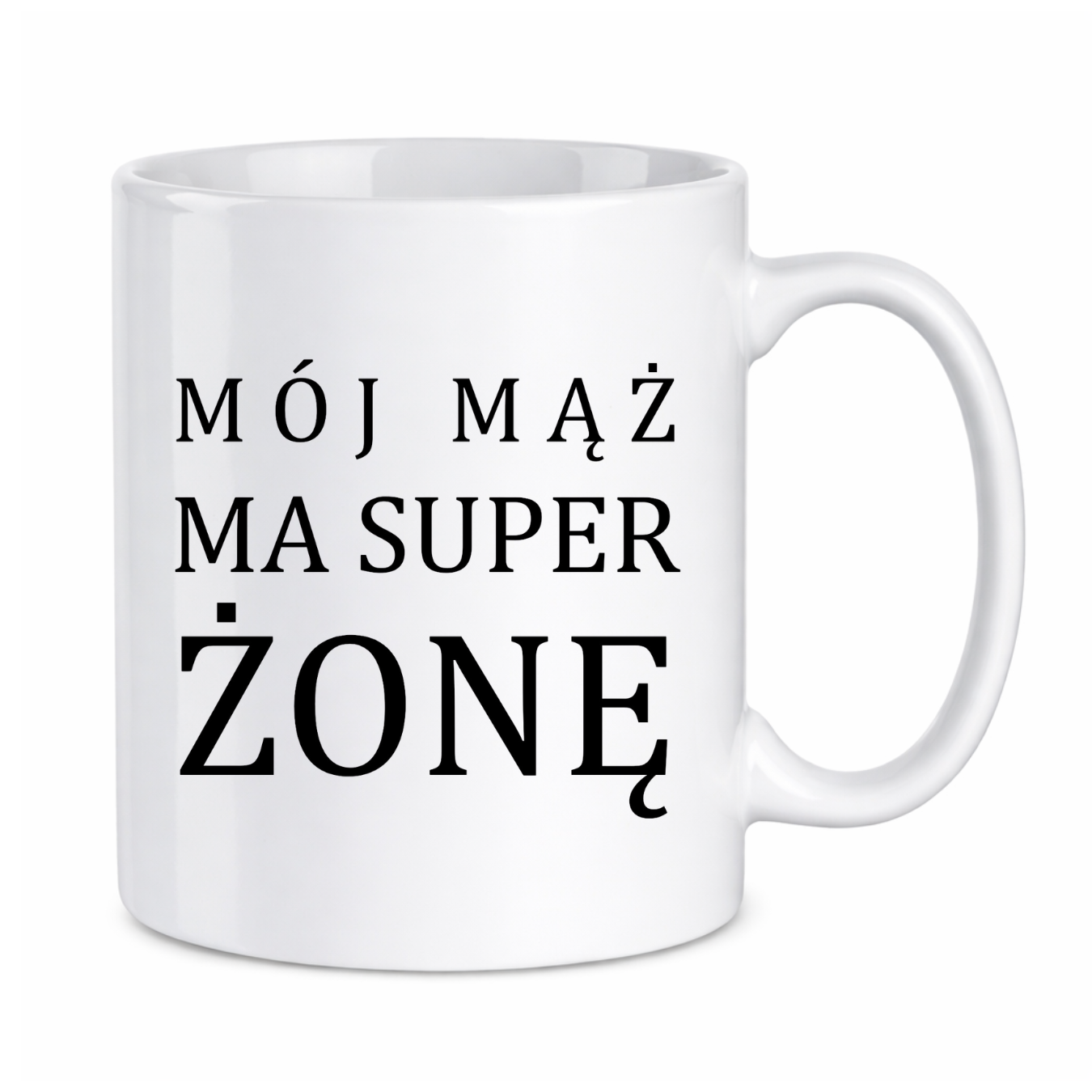 Kubek "Mój ma mąż ma super żonę"