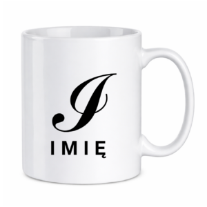 Kubek z dowolnym imieniem i literą
