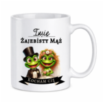 Kubek z dowolnym imieniem "Żajebisty mąż"