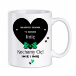 Kubek z dowolnymi imionami ,,Najlepszy Dziadek"