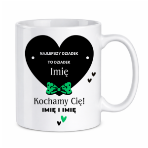 Kubek z dowolnymi imionami ,,Najlepszy Dziadek"