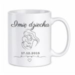 Kubek z dowolną datą i imieniem dziecka
