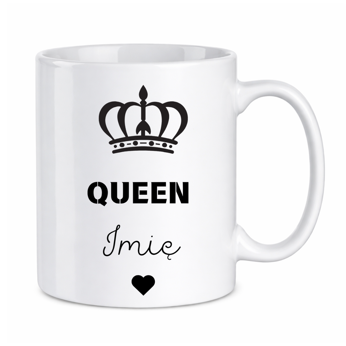 Kubek z dowolnym imieniem ,,Queen"