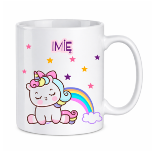 Kubek z dowolnym imieniem "Jednorożec"