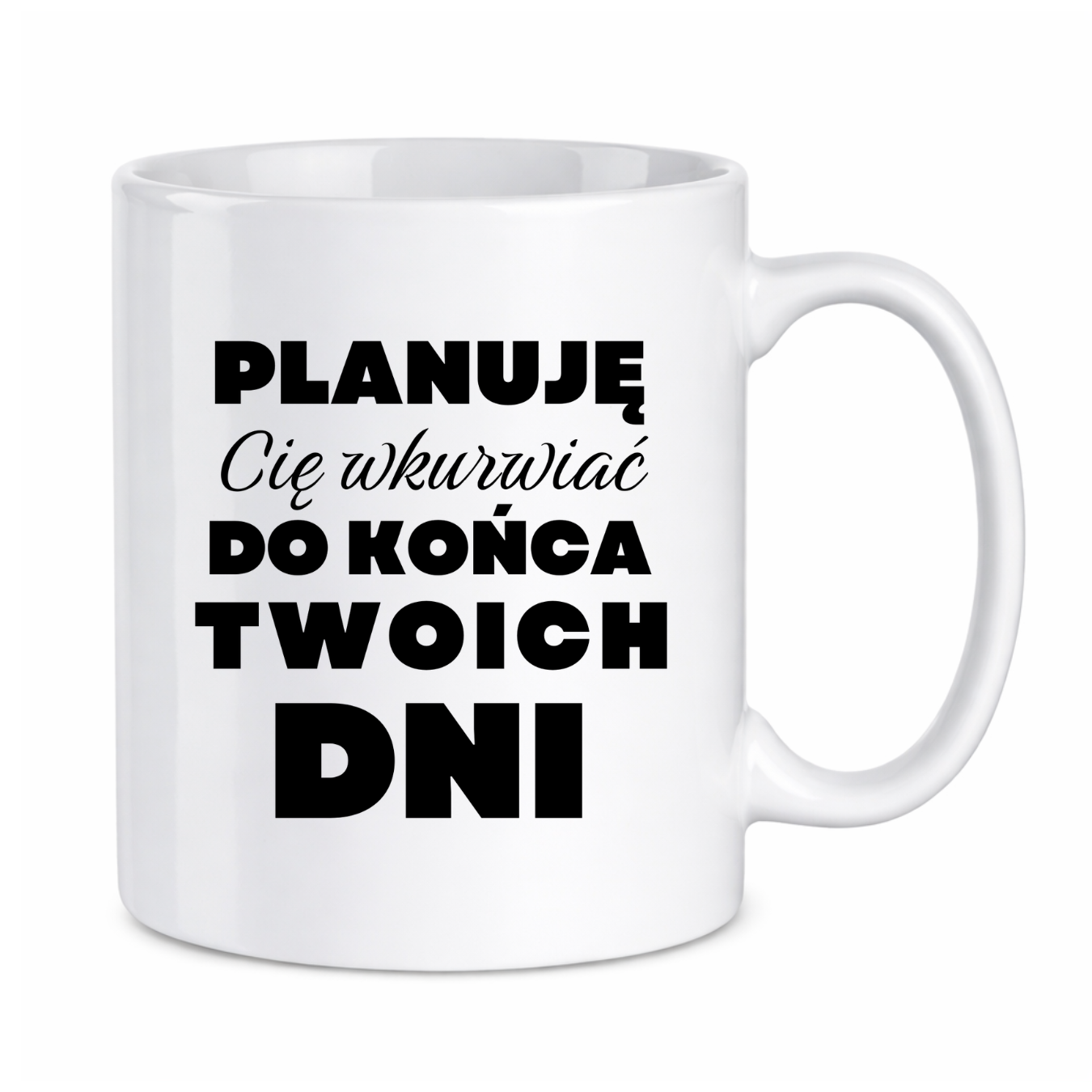 Kubek ,,Planuję Cię w*urwiać''