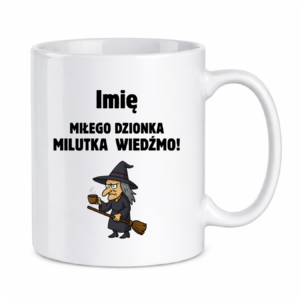 Kubek z dowolnym imieniem "Miłego dzionka"