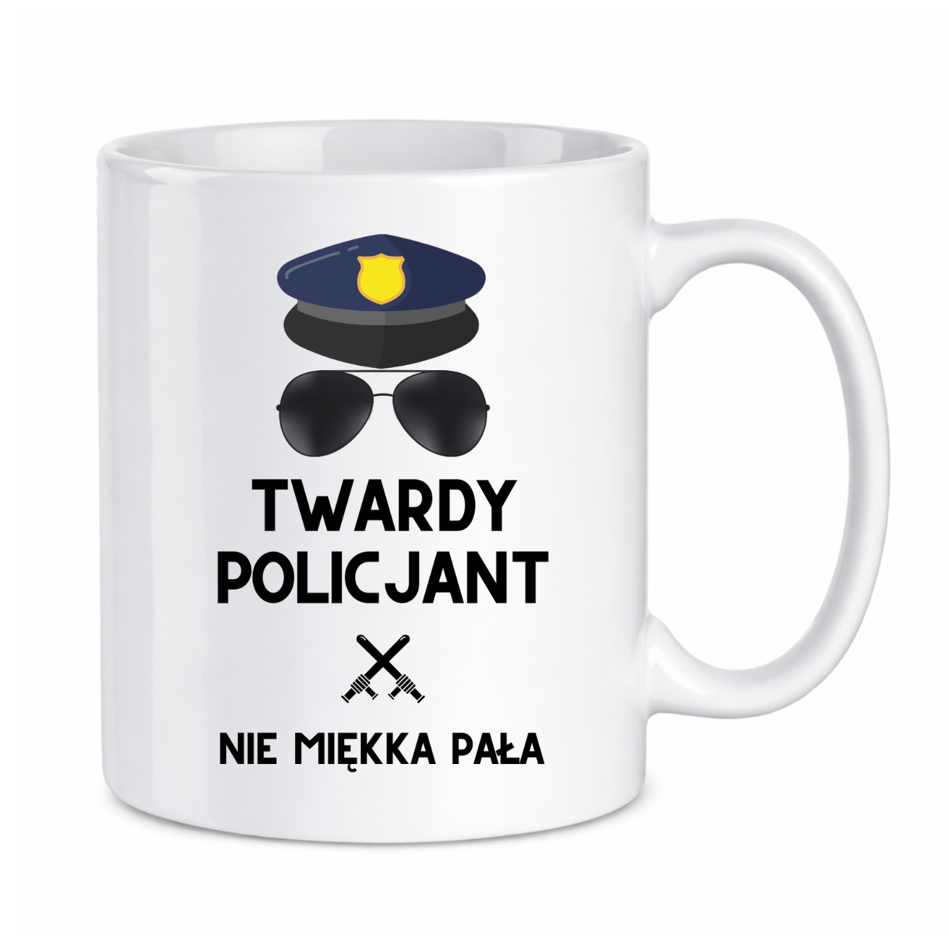 Kubek ,,Twardy policjant''