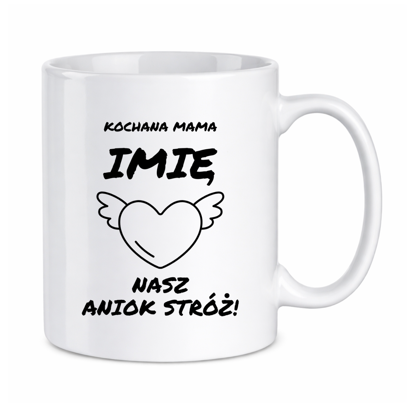 Kubek z dowolnym imieniem "Kochana Mama"
