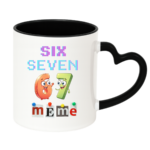 Kubek z napisem "Six Seven"