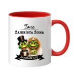 Kubek z dowolnym imieniem "Żajebista żona"