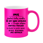 Kubek z dowolnym imieniem "Jesteś taką osobą"
