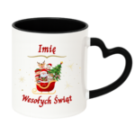 Kubek z dowolnym imieniem "Wesołych Świąt"