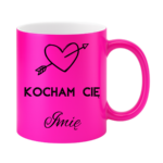 Kubek z dowolnym imieniem ,,Kocham Cię"
