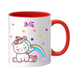 Kubek z dowolnym imieniem "Jednorożec"