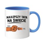 Kubek z dowolnym imieniem "Najlepszy tata na świecie"