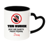 Kubek z dowolnym imieniem "Ten kubek jest już zajęty"