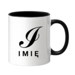 Kubek z dowolnym imieniem i literą